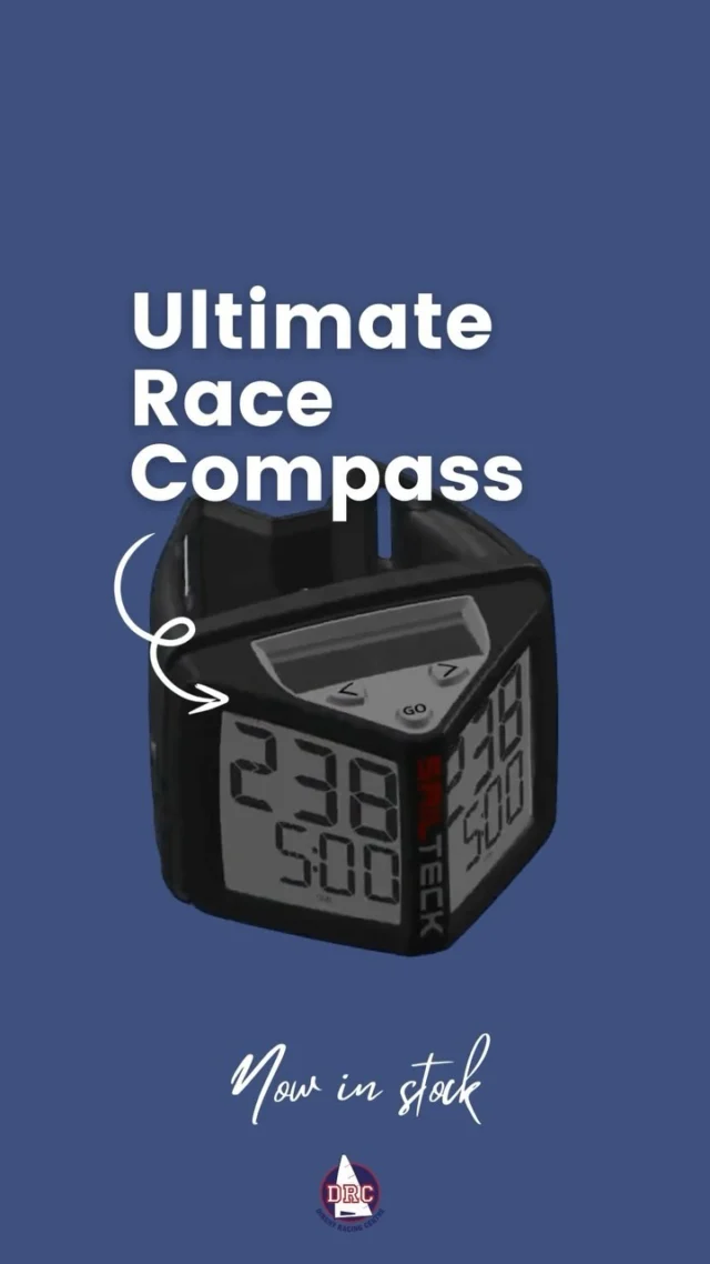 In Stock Now! 🔥 This ultimate racing compass by Sailteck is officially approved for the ILCA and Finn class. 

Specially designed for sailboat racing with: 

• A two line display - no more compromising. 
• 3 button countdown 
• Lightweight & fully waterproof 
• Unmatched heading accuracy 

Send a dm or check out our website for all details ⏩️

#finnsailing #sailinggear
