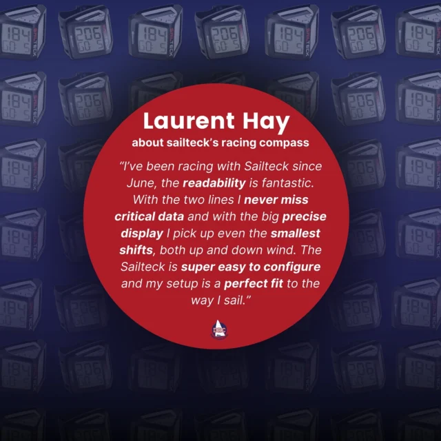 Laurent Hay’s experience with the Sailteck Compass.  Great to hear you’re enjoying it! 🔥

Ready to try it for yourself? All details on our website or through the link in our bio.

#sailteck #sailracing #finnsailing